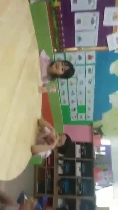 The school around the corner, yes it is