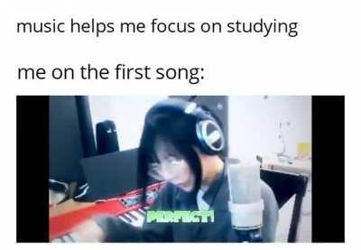 Me the day before exams