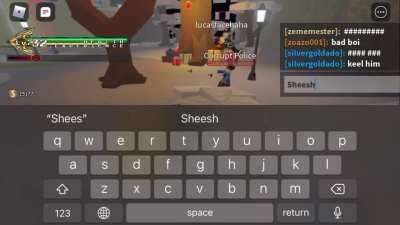 If you know any admins of the game, get this man banned. (I said god mode because In the full clip, I attacked him for a few minutes and he just didn’t die)