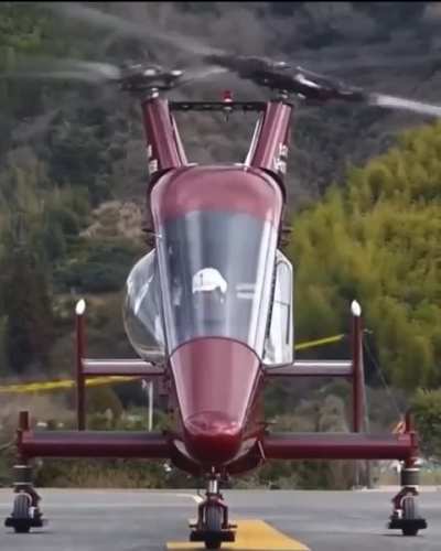 K-Max intermesh rotor synchropter starting up