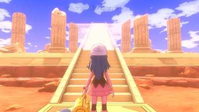 I created this reimagined Arceus encounter scene from Pearl and Diamond (This is a Concept/FanMade, not a videogame)