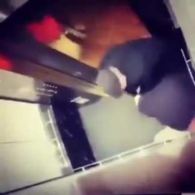 Bully spat on and harass 70 year old man in front office wife. And got what he is deserve