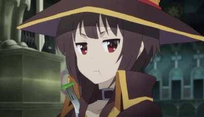 Megumin eating
