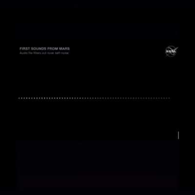 I primi suoni registrati su marte