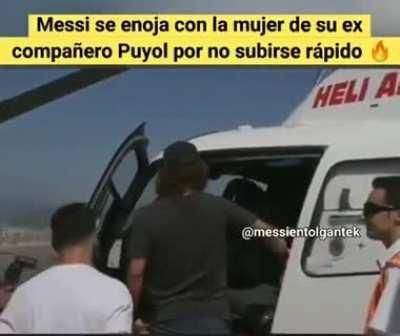 Messi se enoja