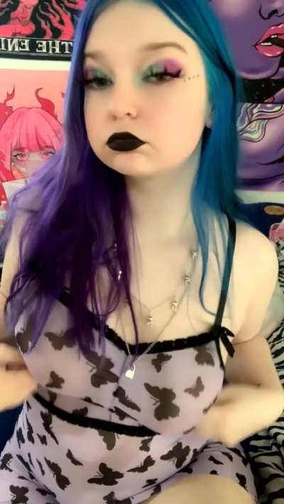 how badly do you wanna fuck a barely legal goth girl