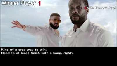 the original image sorta looked like a fighting game win screen so...