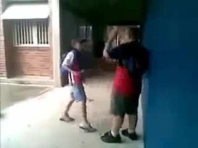 Play with this kid and win a broken knee