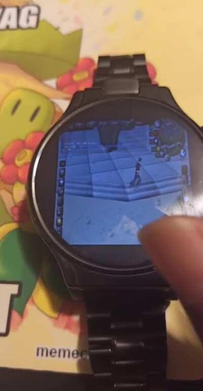 OSRS On a Watch Because Why Not? (Don't actually try to play like this)