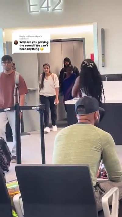 Lady having a meltdown