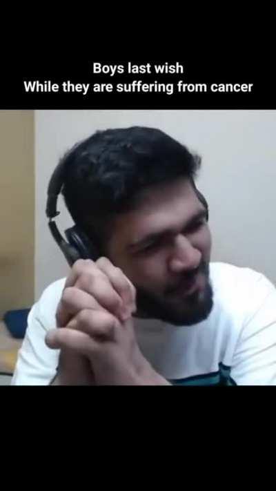 Jaiyaxh last wish He is suffering from Lungs Cancer