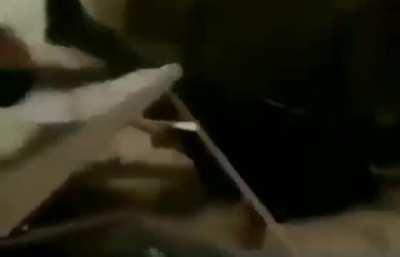 Sir you're under arrest 