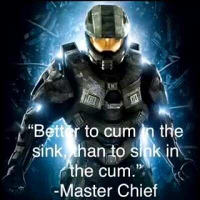 Master Chief preaching