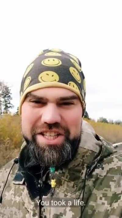 Ukrainian defender in the Zaporizhzhia region has a message for the Russian invaders shelling Zaporizhzhia