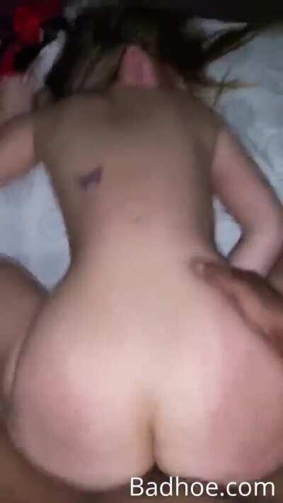 Sexy College Girl Cumming Hard On BBC!