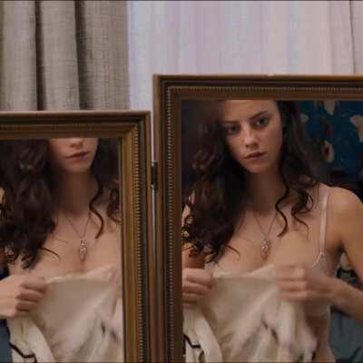 Kaya Scodelario in a bra