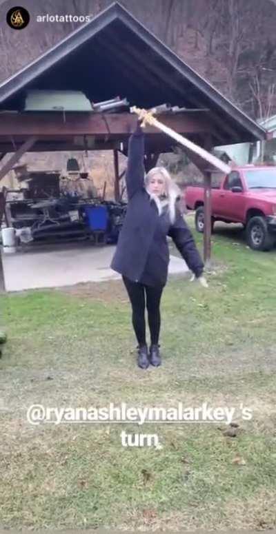 Nearly a flesh wound