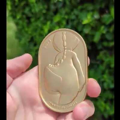 Yoshi coin by cinnamonfigures