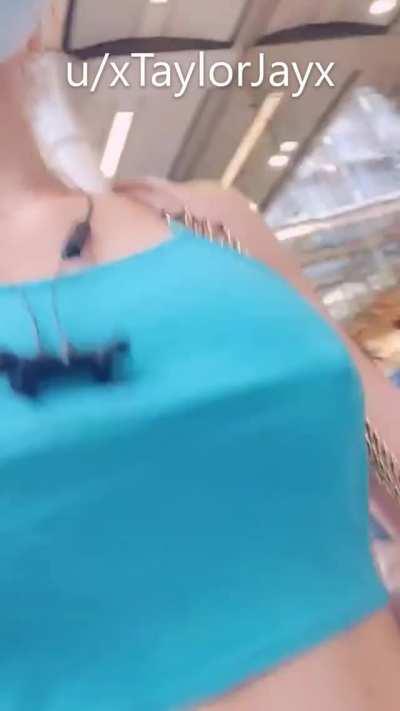 Guys kept looking when I wore this top out, it doesn’t really hide much