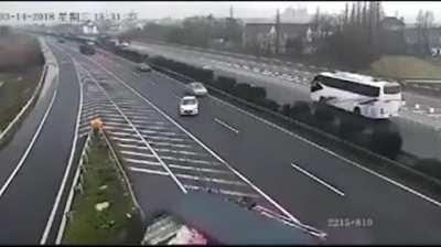 Main character is leaving the highway