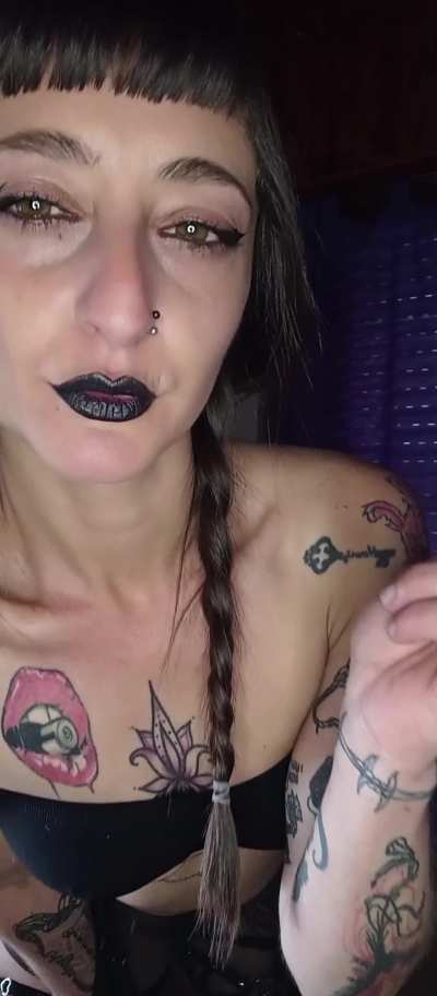 dark night, lit cigarette and dangerous gaze