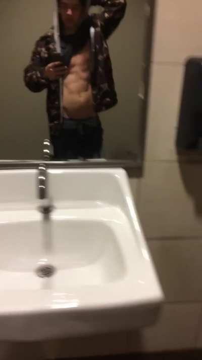 Iâ[m] sure youâd like a nice set of washboard abs to wash your pussy on