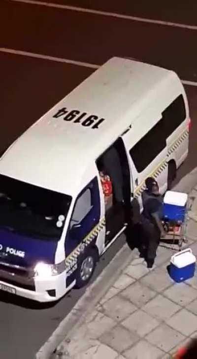 Police in my country joining looting instead of stopping it…