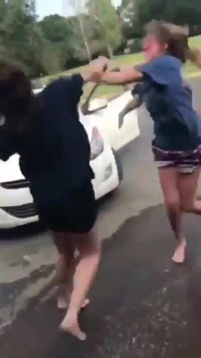 She ate some hard shots. Not much hair-pulling. First posted by/u/Ok_Awareness_3048.