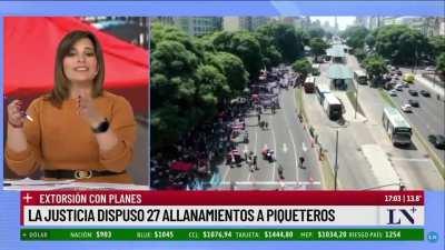 Terminaron los allanamientos: En una de la casa de los referentes se encontraron 50 millones de pesos divididos en Dólares y Euros. Se calcula que el robo por mes fue de 700 millones de pesos