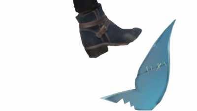 When you accidentally step on your cute little shark....
