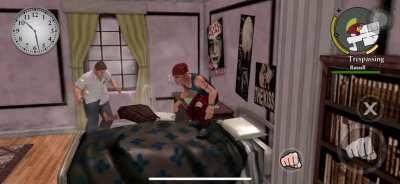 Can someone pls guess how I made Russell do the powerbomb to Mrs. Peabody? This is not a mod tho