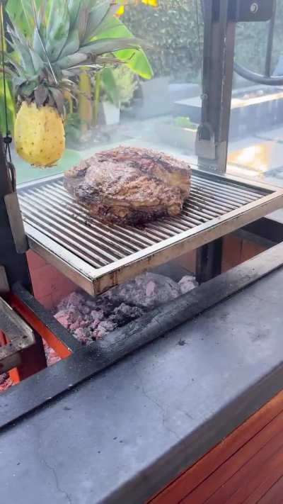 4 hours into a 5 hour Vacio cook