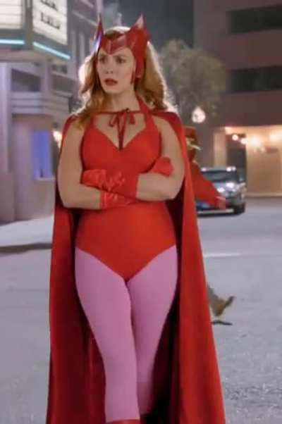 As the Scarlet Witch. Wandavision