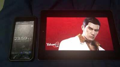 I started off my year right with the Dragon of Dojima himself