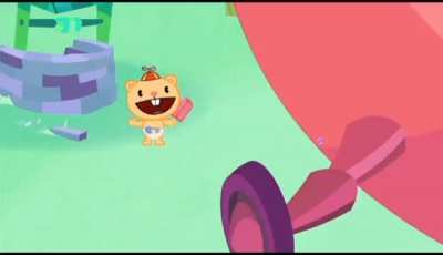 Papa bear tries to save his son