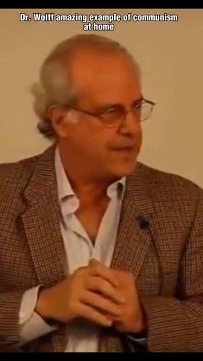 Richard wolff example of cooperation at home