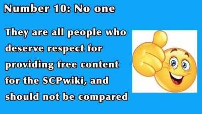 Give some big respect to all the authors everyone.