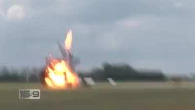 Well, at least the pilot made it out 2 seconds earlier.