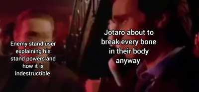 Typical JoJo fight scene