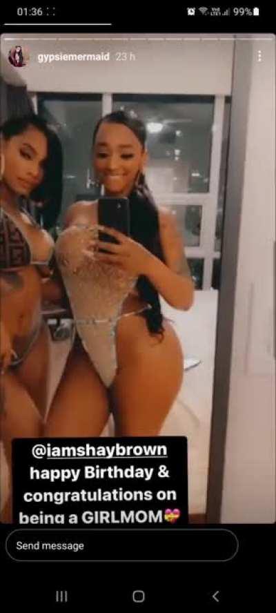 Her and Shay. (Also Shay's pregnant)