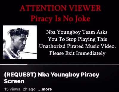 Don't pirate YB