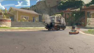 Its mindblowing how well the beeping fits