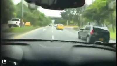 HMFT after I throw a pear to someone elses's car.