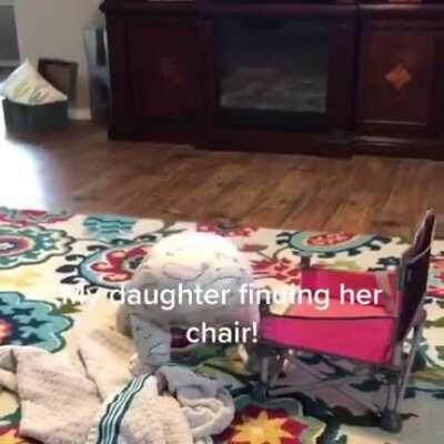 While I figure out how to sit in this chair.