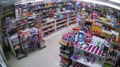 POS receives Darwin Award from elderly shopkeeper