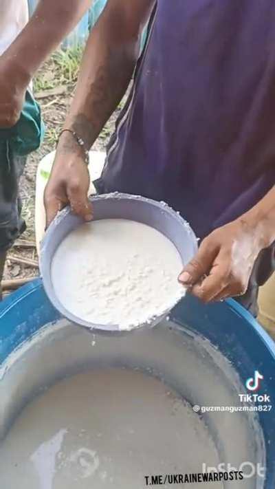 Recently released footage of cocaine production, direct from the source