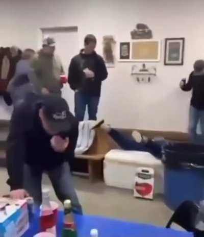 WCGW giving someone a power booty bump
