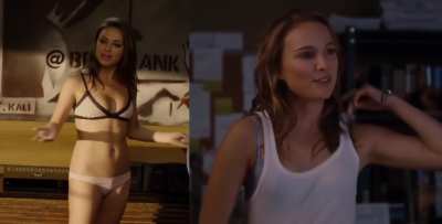Mila Kunis and  Natalie Portman Underwear