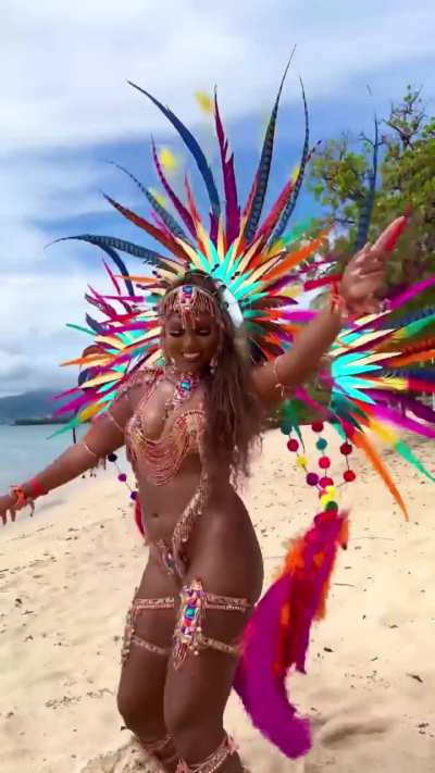 Bringing all the sugar to #SpiceMas   &amp;amp; falling in love with this costume over and over again   Designed by @_mariecollette_ for @vibemascarnival  Makeup- @simplii_beautifulll 🫶 Song- @vghnofficial x @travis