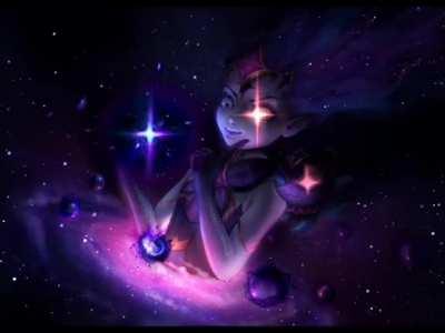 Login Screen Version of a Star Guardian Zoe Fanart I did